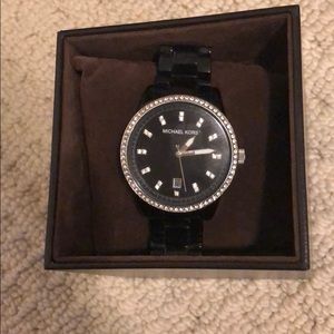 Black Micheal Kors Watch